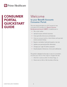 Prime Consumer Portal QuickStart Guide
